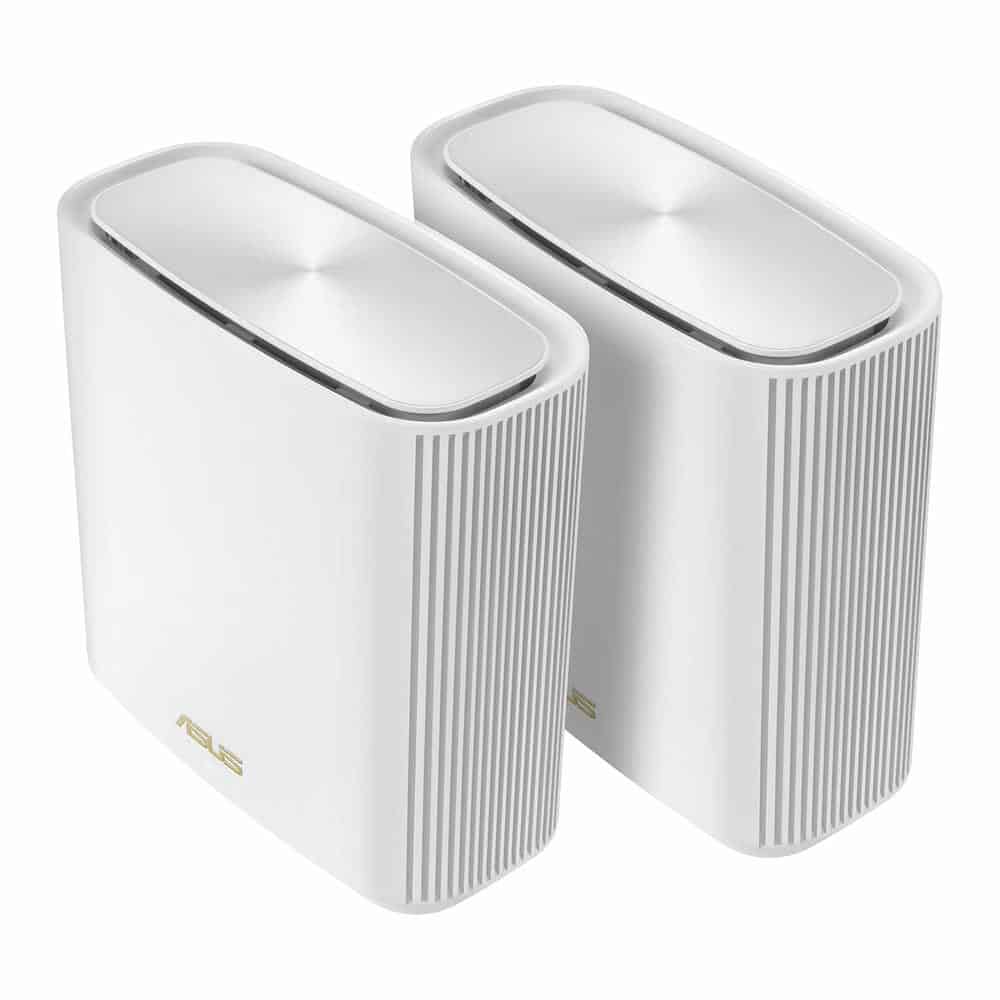 (image for) ASUS ZenWiFi XT9 AiMesh AX7800 WiFi 6 2 Pack White
